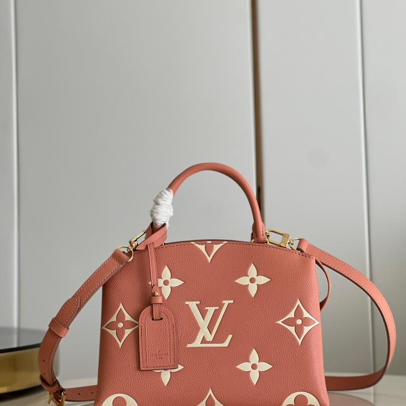 LV Shoulder Handbags M58916 silk screen pink